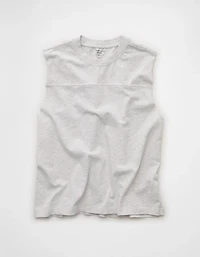 AE Boxy Fit Sueded Jersey Tank Top