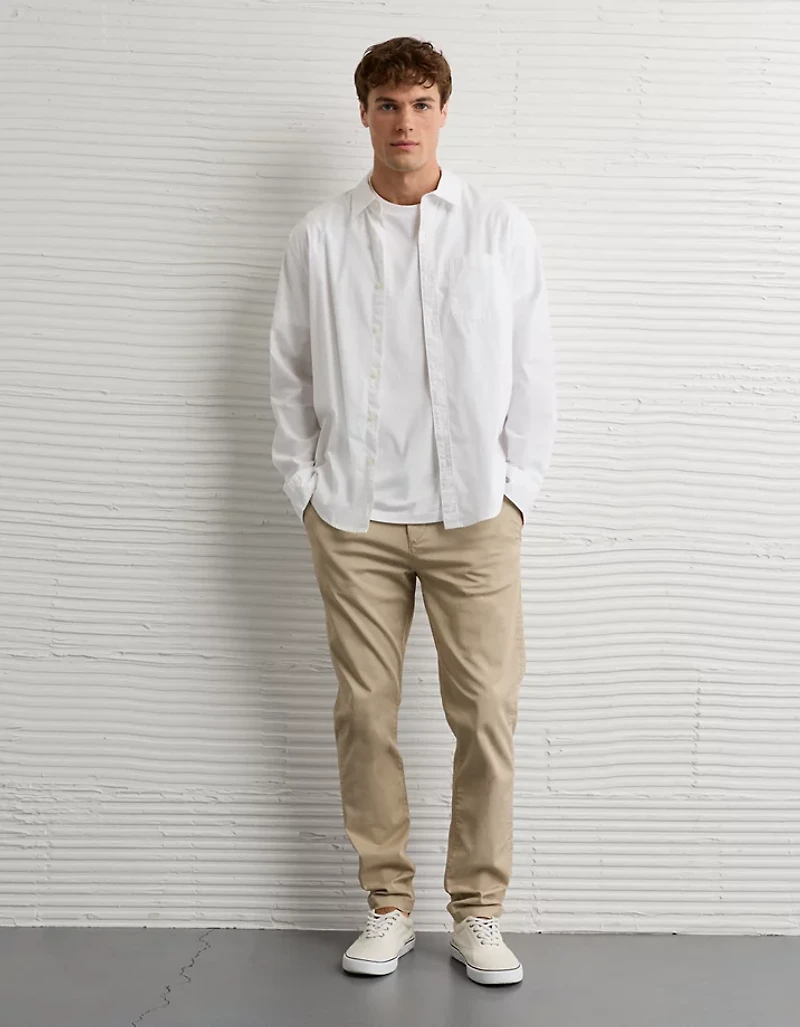 AE Flex Lived-In Athletic Fit Khaki Pant