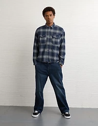 Chemise en tricot boutonnée AE