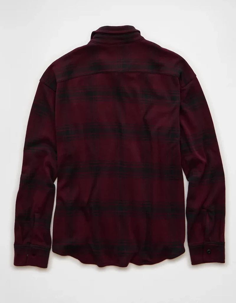 AE Knit Button-Up Shirt