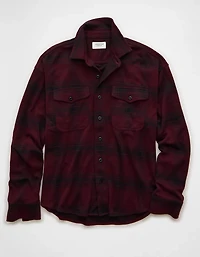 AE Knit Button-Up Shirt