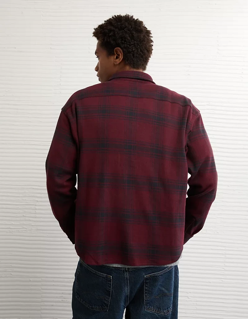 AE Knit Button-Up Shirt