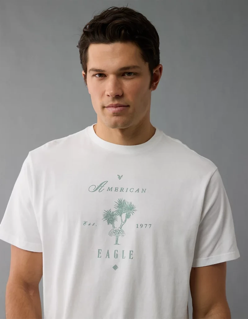 T-shirt graphique à logo AE