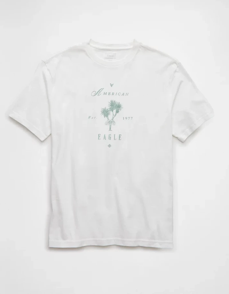 T-shirt graphique à logo AE