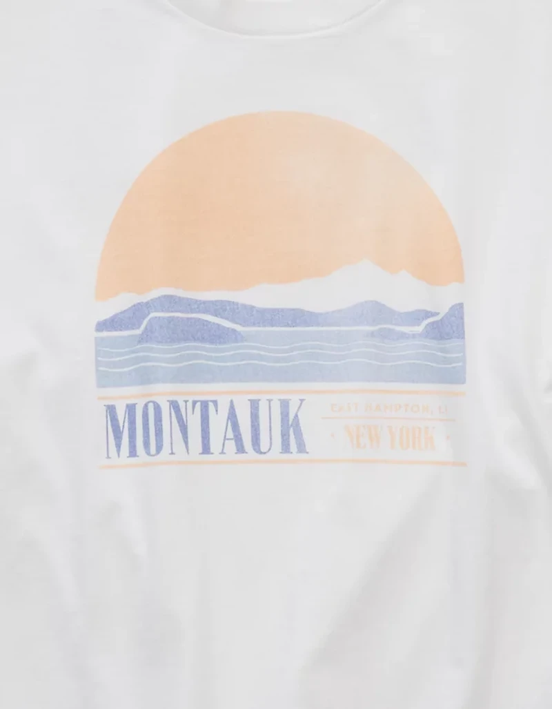 T-shirt droit à image Destination AE