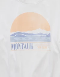 T-shirt droit à image Destination AE