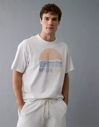T-shirt droit à image Destination AE