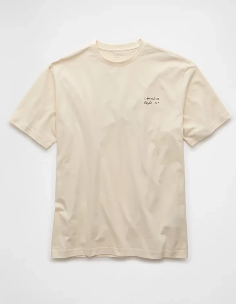 T-shirt graphique à logo AE