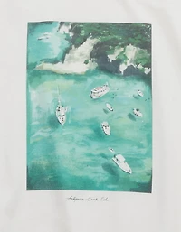T-shirt droit à image Destination AE