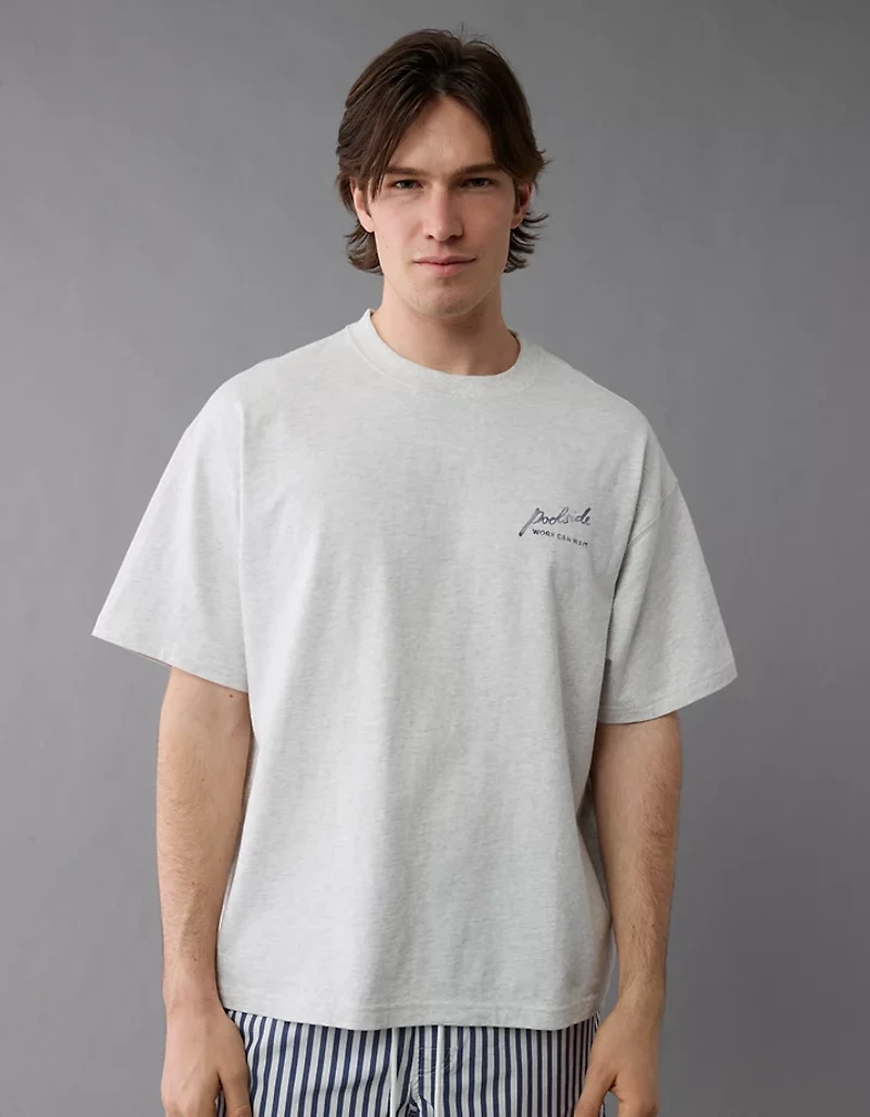 T-shirt droit à image Destination AE