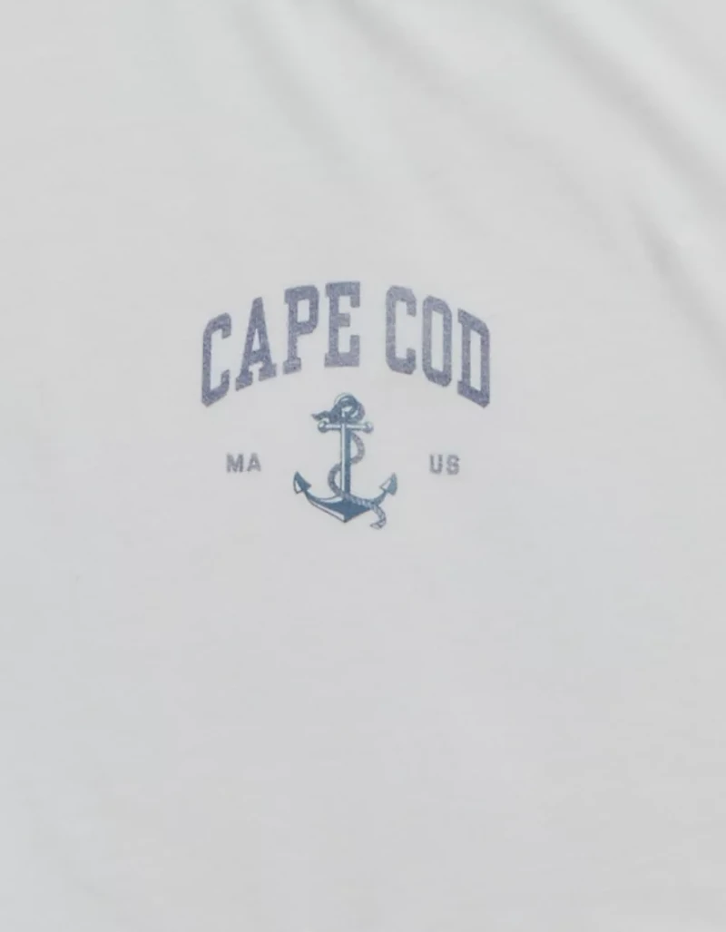 T-shirt à image nautique droit AE