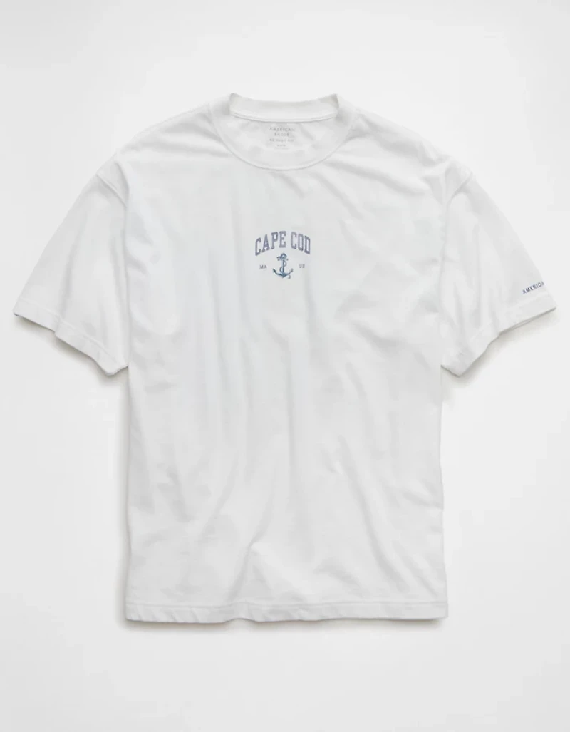 T-shirt à image nautique droit AE