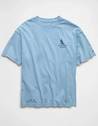 T-shirt à image nautique droit AE