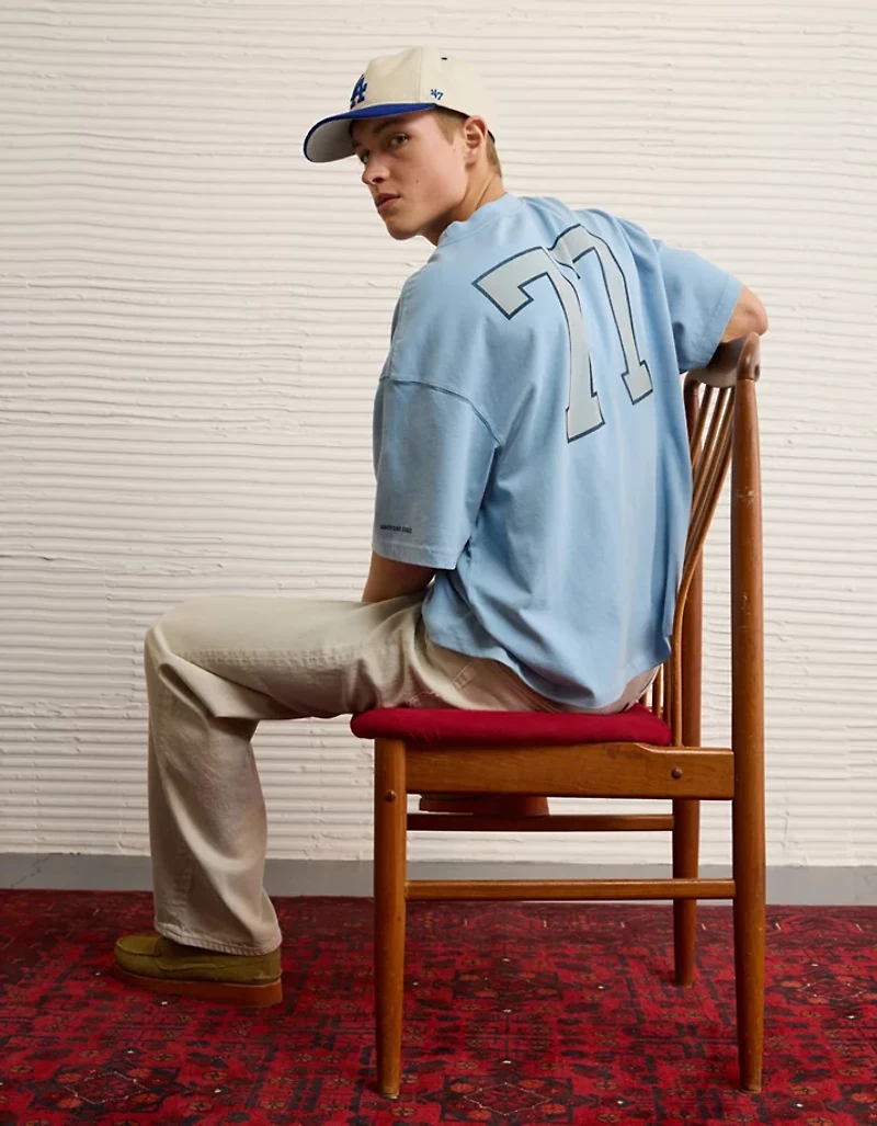 T-shirt à image nautique droit AE