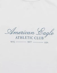 T-shirt droit à image logo AE