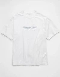 T-shirt droit à image logo AE