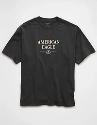 T-shirt droit à image logo AE