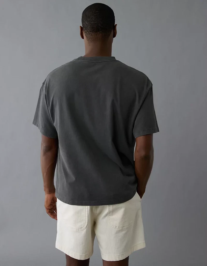 T-shirt droit à image logo AE