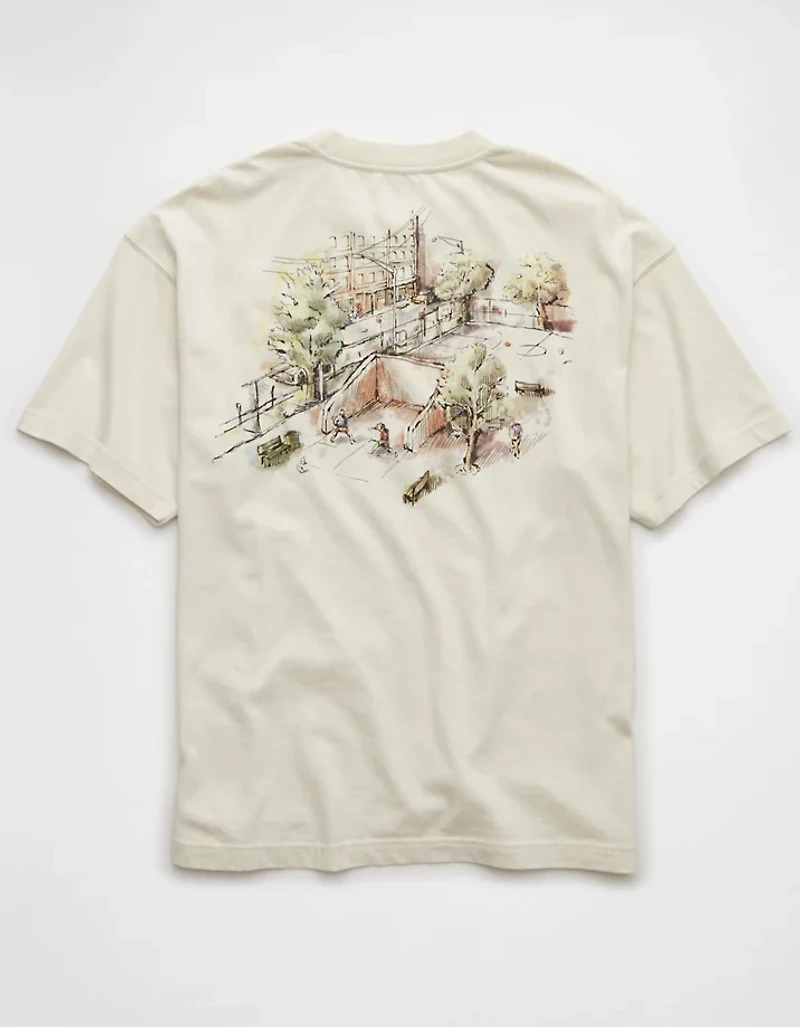 AE Boxy Logo Graphic T-Shirt