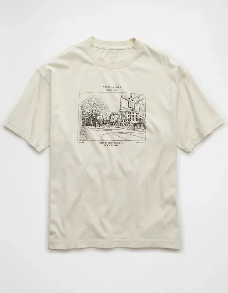 AE Boxy Logo Graphic T-Shirt