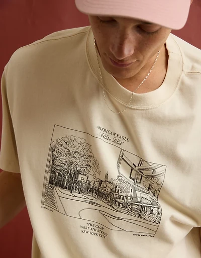AE Boxy Logo Graphic T-Shirt