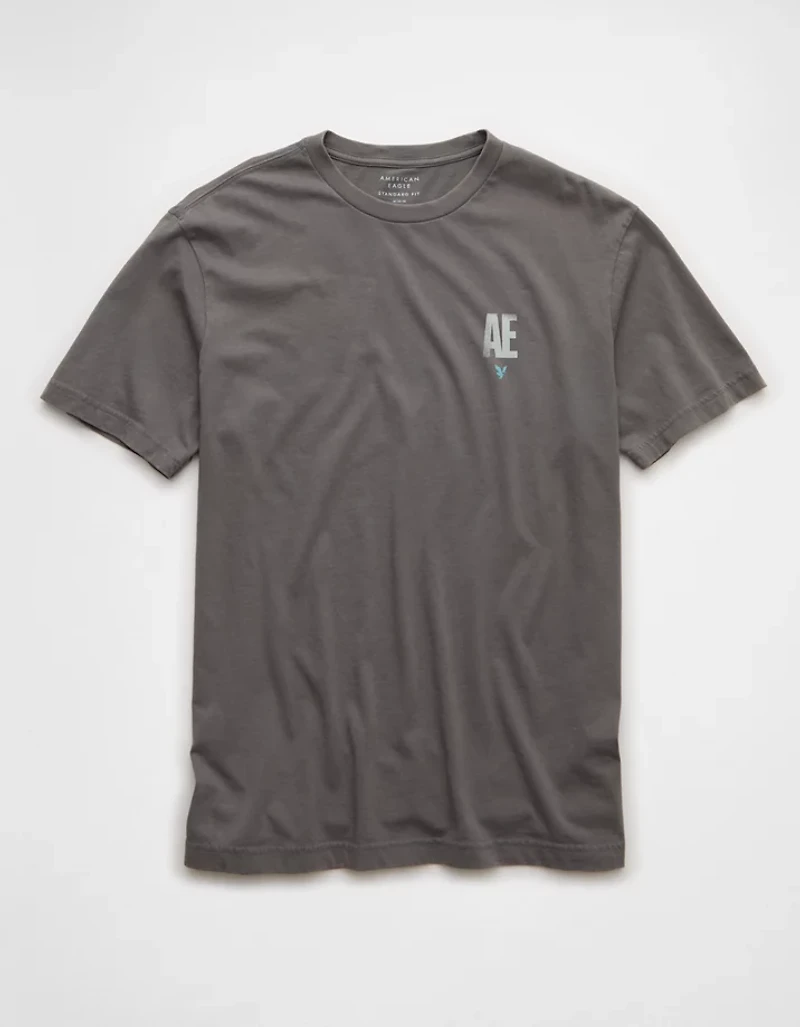 T-shirt graphique à logo AE