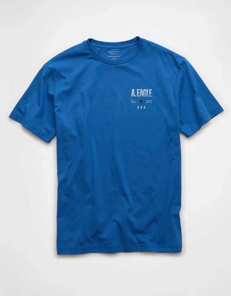 T-shirt graphique à logo AE
