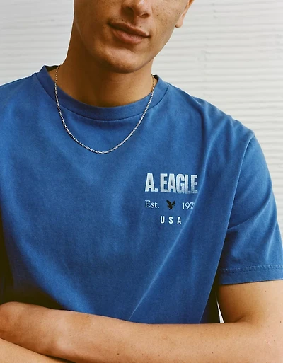 T-shirt graphique à logo AE