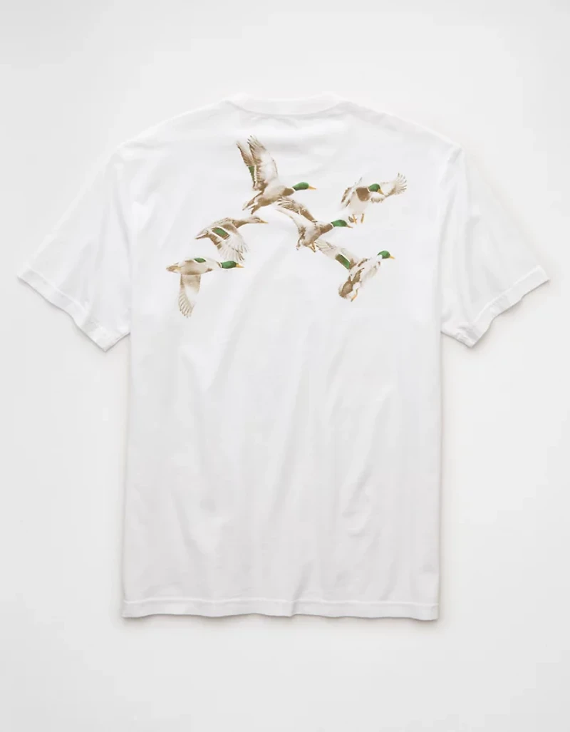 T-shirt graphique à logo AE