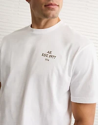 T-shirt graphique à logo AE