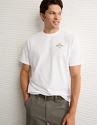 T-shirt graphique à logo AE