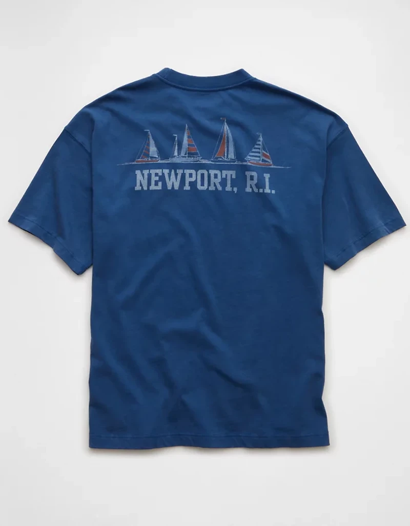 AE Boxy Nautical Graphic T-Shirt