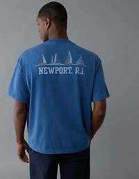 AE Boxy Nautical Graphic T-Shirt