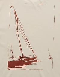 AE Boxy Nautical Graphic T-Shirt