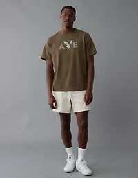 T-shirt à image avec logo et icône léger AE