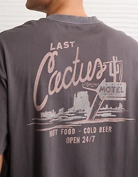 T-shirt droit à image AE