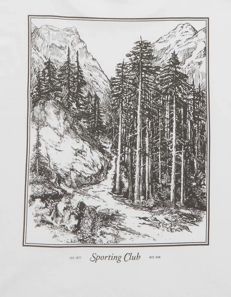 T-shirt graphique à logo AE