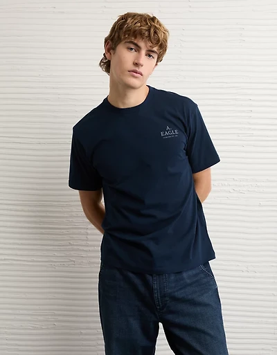 T-shirt graphique à logo AE