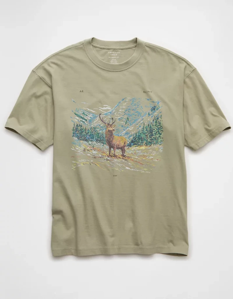 AE Boxy Destination Graphic T-Shirt