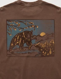 T-shirt droit à image AE