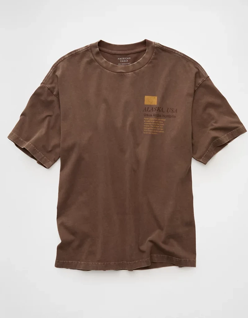 T-shirt droit à image AE