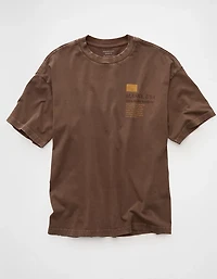 T-shirt droit à image AE