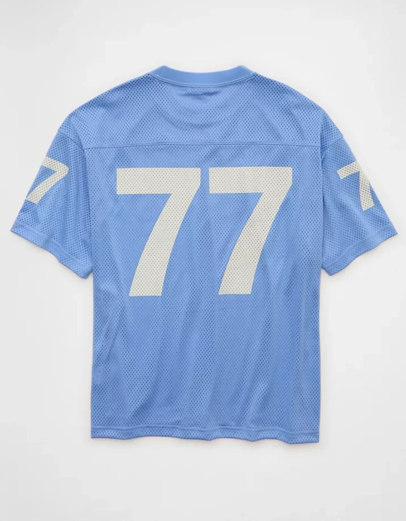 AE Boxy Destination Graphic Mesh Jersey