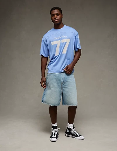 AE Boxy Destination Graphic Mesh Jersey