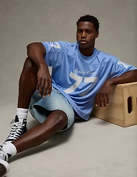 AE Boxy Destination Graphic Mesh Jersey