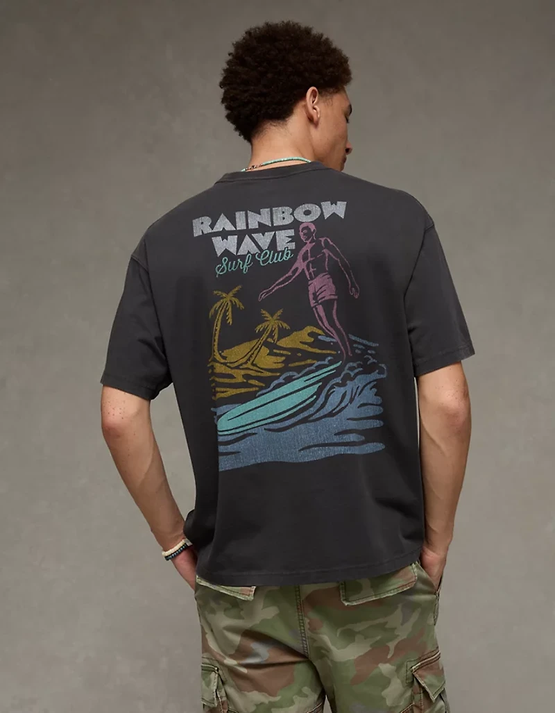 T-shirt droit à image Fierté AE