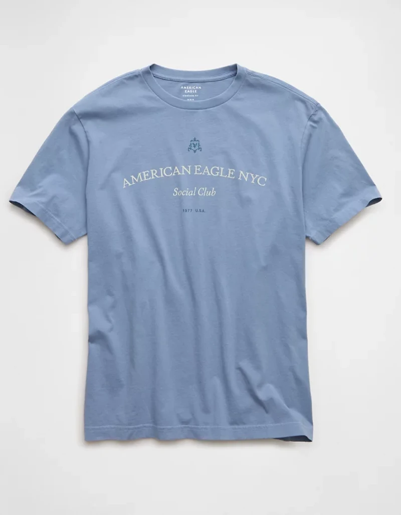 T-shirt graphique à logo AE