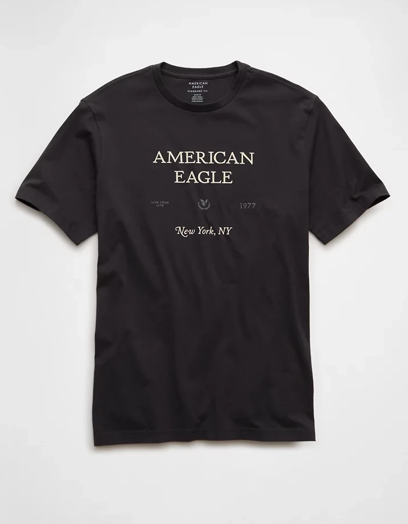 T-shirt graphique à logo AE