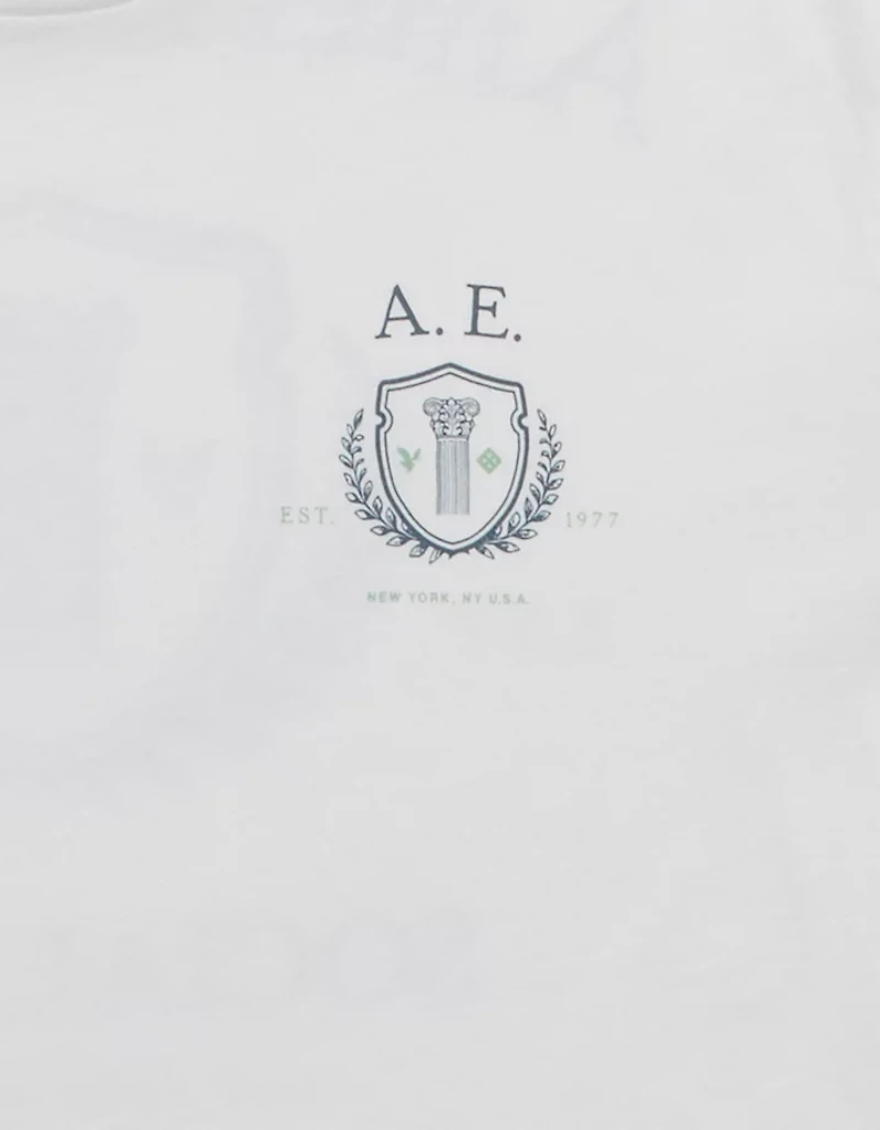 T-shirt à image de logo en coupe standard AE