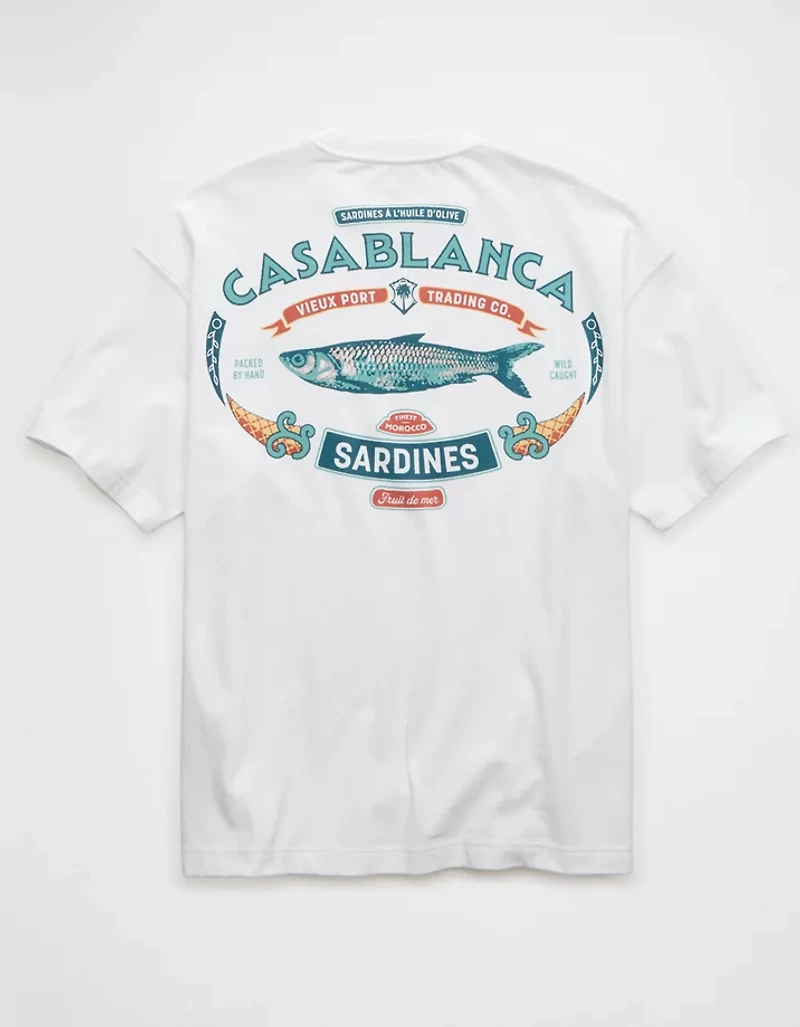 T-shirt droit à image Destination AE